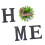 Home Letters with Artificial Wreath Garland for Housewarming Wedding Nursery 3