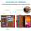 Wallet Case iPhone 7 Plus iPhone 8 Plus, 9 Card Holder Slots Zipper Case PU Leather Case - Brown 2