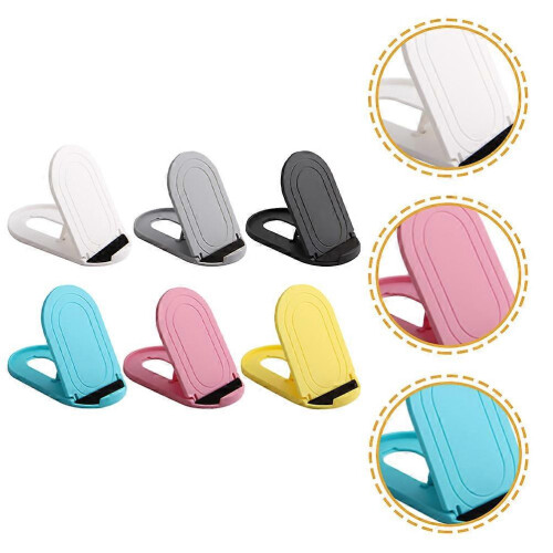 Plastic Phone Holder Folding Phone Stand for Home Use 6Pcs Assorted 2