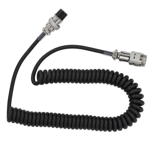 Cable de extensión de micrófono espiral práctica 8 broches hombre y mujer 1