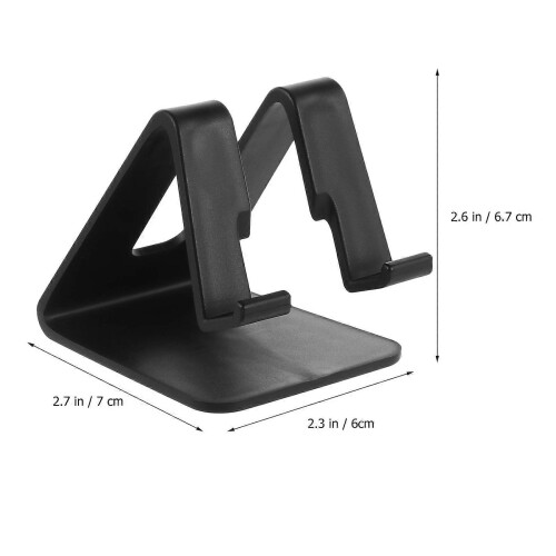 Phone Holder ABS Plastic Desktop Stand for Travel Use 1Pcs 1