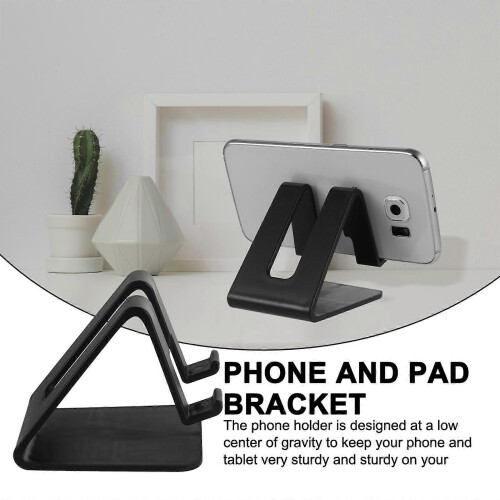 Phone Holder ABS Plastic Desktop Stand for Travel Use 1Pcs 2