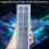 Replace PH01 PH02 PH04 Remote Control withPH01 PH02 PH04 Air Purifier Fan Remote Control Silver 5