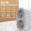 European Conversion socket for Solo Female Travelers – 2 Way Type C Socket Adapter 2