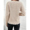 Damen-Pullover mit V-Ausschnitt, Kuschelig, Leicht, Langärmlig Khaki S 5