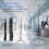 IV Drip Infusion Stand, Collapsible IV Tripod Pole Bottle Stand 2