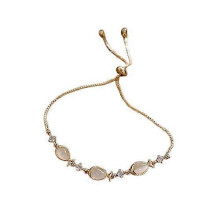 (Cobalt violet) Bracelet tendance papillon, marguerite et zircon, perles, collection 2021 pour femmes, cadeau idéal pour un couple ou une amie.
