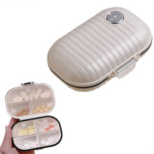 (L) Portable 7-Day Pill Organizer for Travel Handbag Outdoor Adventures