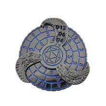 (Black Nickel Blue) Stress Relief Interesting Dices Toy For Indoor Table Games