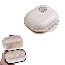 (S) Portable 7-Day Pill Organizer for Travel Handbag Outdoor Adventures