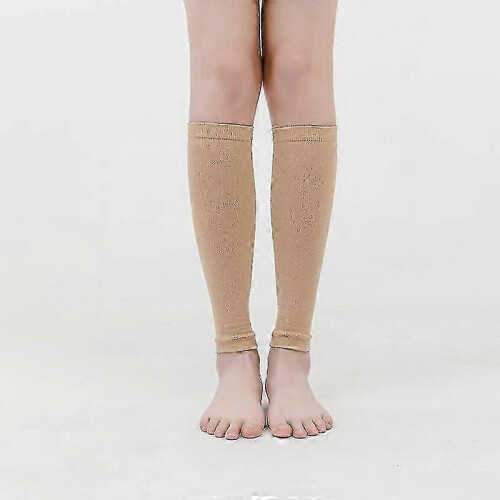 (Skin colour) Calf Socks Footless Socks Bundle 2