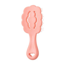 (Pink) Salon Wet Dry Massage Comb Anti Detangling Hair Brush for Women Hairdressing Styling Tool
