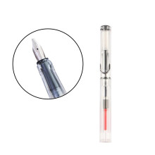 (1.9mm) Stylo plume de calligraphie créative à corps transparent pour débutants