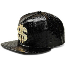 (Black) Hip-Hop-Rock-Hut für Damen und Herren, flache Baseballkappe mit Snapback-Verschluss, verstellbar, für Outdoor-Aktivitäten