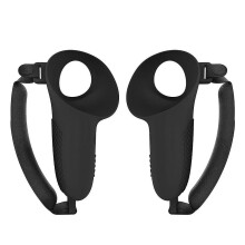 (Black) Mjukt skyddande TPU-fodral med justerbar rem för Quest 3 Touch Controller VR-tillbehör