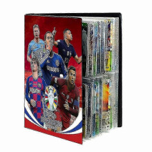(style 4) Fußball-Sammelalbum mit Kartenhalter 2023, neu, 240 Stück, Karten- und Briefablagebox, Geschenk für Kinder