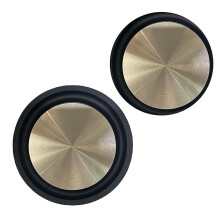 (Gold) Auxiliary Bass Repair Part for Speaker Passive Radiator Horn Woofer Diaphragm