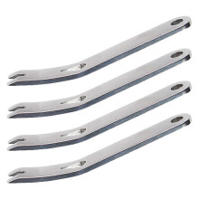 (4) Kompaktes EDC-Brecheisen aus Titan, multifunktional, leicht und robust.
