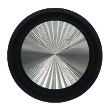 (Silver) Auxiliary Bass Repair Part for Speaker Passive Radiator Horn Woofer Diaphragm