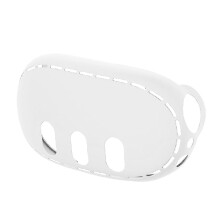(White) Housse de protection en silicone lavable et résistante pour casque VR, antichoc.