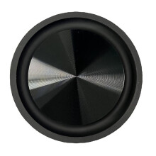 (Black) Auxiliary Bass Repair Part for Speaker Passive Radiator Horn Woofer Diaphragm