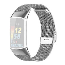 (Multicolor, Style D) Erstatningsklokkereim i silikon til Fitbit Charge 6