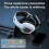 (White) Casque de jeu circum-aural à réduction de bruit avec microphone et éclairage LED 4