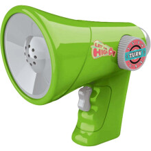 (Green, B) Kids Voice Disguiser Megaphone Toy with 6 Sound Effects Portable Speaker for Cosplay Party