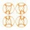 (Orange Top) Kollisionsskydd för propellerskydd, stötfångarring, stötskydd 1