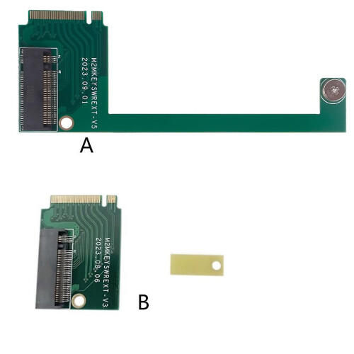 (B) PCIE4.0 90 Degree M2 SSD Transfer Adapter Board for ROG Ally 2