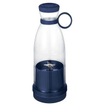 (Blue) Mini extracteur de jus électrique rechargeable USB - Mixeur à fruits portable idéal pour les voyages, le bureau et la salle de sport