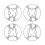 (Gray Top) Anticollision Propeller Guard Bumper Ring Impact Protective Cover 1