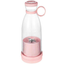 (Pink) Mini extracteur de jus électrique rechargeable USB - Mixeur à fruits portable idéal pour les voyages, le bureau et la salle de sport
