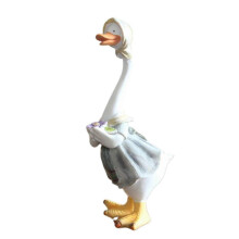 (Female Duck Baby) Statue de canard en résine, ornement de cour artisanal, figurine animale