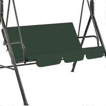 (Dark Green) Housse de coussin de rechange imperméable pour balancelle de jardin Barsinfi, pour extérieur