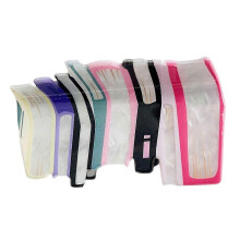 (Pink) Fermaglio per capelli a forma di libro color caramella con denti antiscivolo e ampia parte posteriore per donna