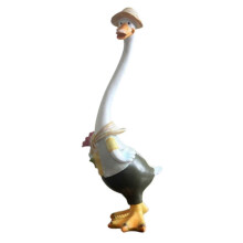 (Daddy Duck) Statue de canard en résine, ornement de cour artisanal, figurine animale