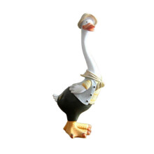 (Male Duck Baby) Statue de canard en résine, ornement de cour artisanal, figurine animale