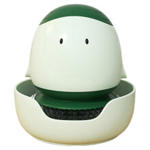 (Green) Cute Mini Chicken Palm Scrub Brush Lightweight for Dishwashing Pots Pans