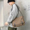 (Khaki) New Men's Classic Canvas Large Capacity Messenger Bag Convenient Shoulder 5