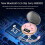 (White) Sleep Invisible Earbuds Bluetooth 5.3 TWS Wireless Earphone NEW for Any Phone 4