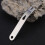 (4) Compact Titanium EDC Pry Bar Multifunctional Lightweight Pocket Tool Durable 5