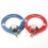 (Blue) Mini Donut Loop Antenna Set Blue SW 4-24MHz Red MW 500-2000kHz 4