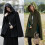 (black, l) Wintermantel, Kapuzenmantel, lässig, locker, einfarbig 2