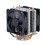 (C) 9CM 1/2 Fan CPU Cooler 4 Copper Tubes Luminous Desktop Compu Efficient Mobo 2