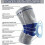 (M, Light Grey) Link Brand Full Knee Support Brace and Medial Patella Strap Protector M/L/XL 5