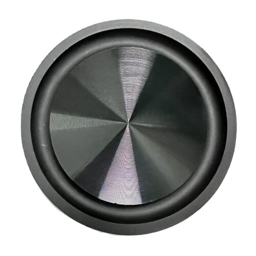 (Black) Reservedel för extra bas för passiv högtalare, baselement, horn, membran 2