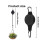 (2pcs) Adjustable Pull Down Retractable Hanging Basket Pulley with Hooks Set 2