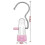 (Pink) 20Pcs Clamp Hooks Multifunctional Hanger for Boots Trousers Clothes Storage 5