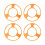 (Black Button) Kollisionsskydd för propellerskydd, stötfångarring, stötskydd 5